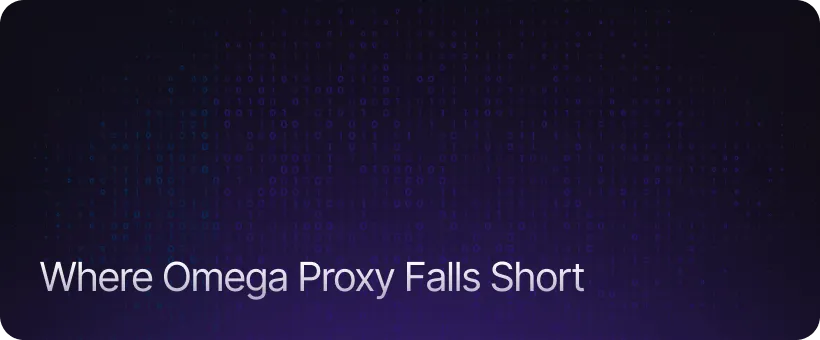 Where Omega Proxy Falls Short