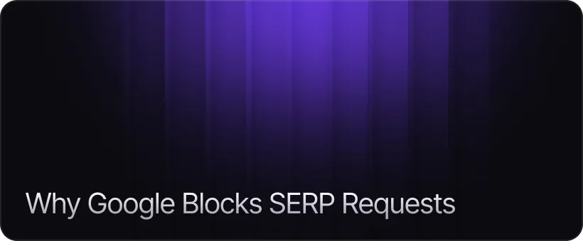 Why Google Blocks SERP Requests