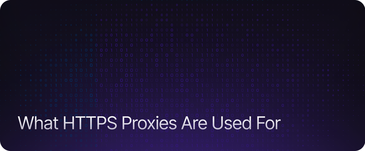 What HTTPS Proxies Are Used For