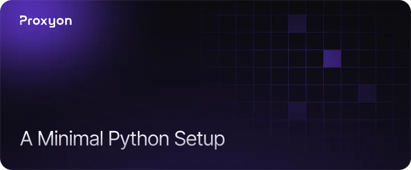 A Minimal Python Setup