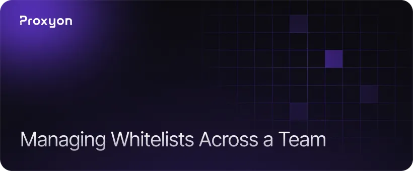 Managing Whitelists Across a Team