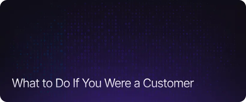 What to Do If You Were a Customer