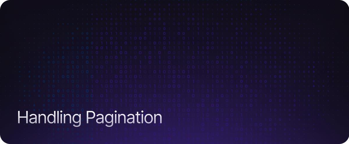 Handling Pagination