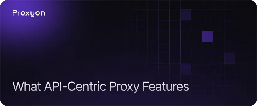 What API Centric Proxy Features Look Like