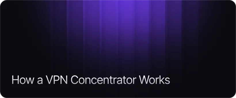 How a VPN Concentrator Works