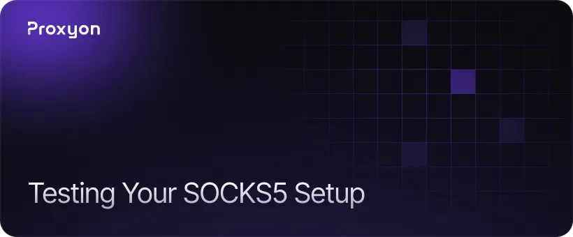 Testing Your SOCKS5 Setup