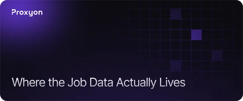 Where the Job Data Actually Lives