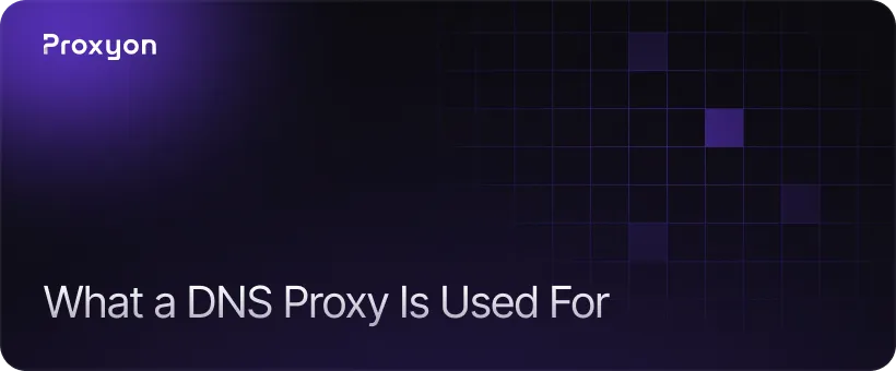 What a DNS Proxy Is Used For