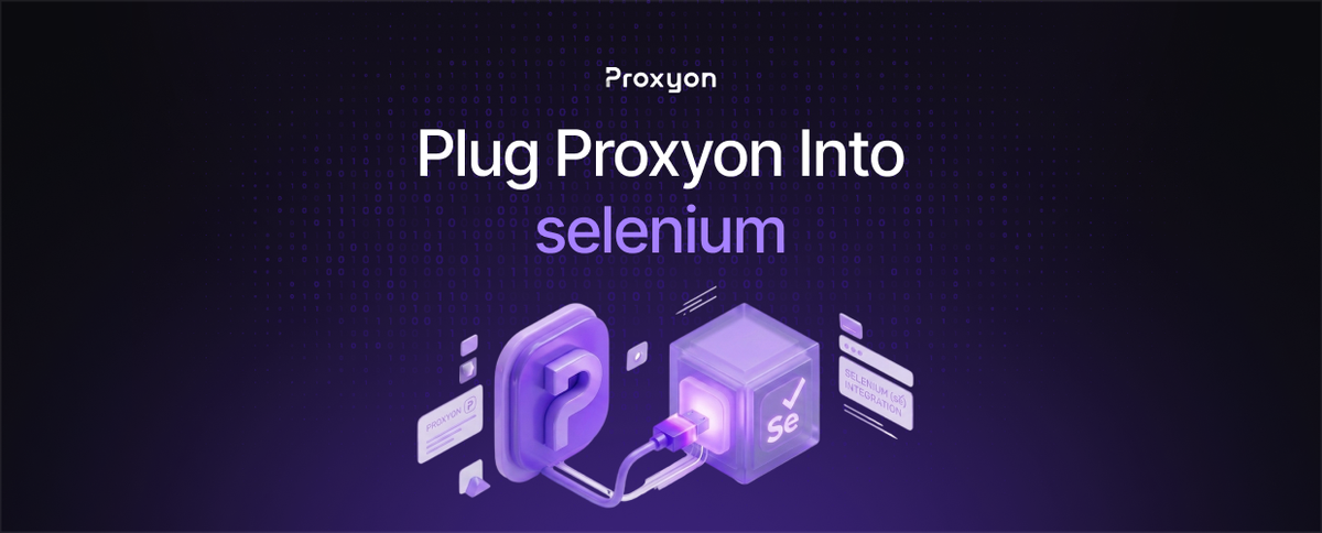 Plug Proxyon Into selenium