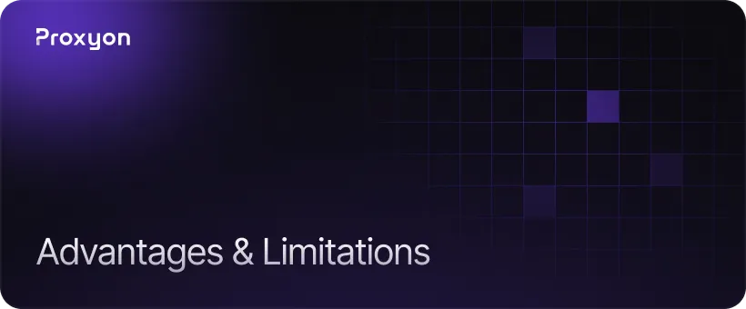 Advantages and Limitations of ISP Proxies