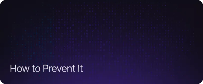 How to Prevent It